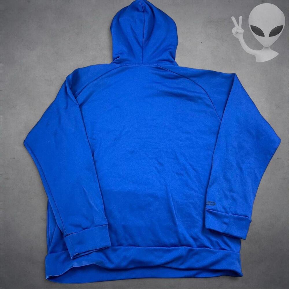 Polo Ralph Lauren Extra Large Royal Blue Big Pony Hoodie Yellow Contrast Fleece - Picture 8 of 8